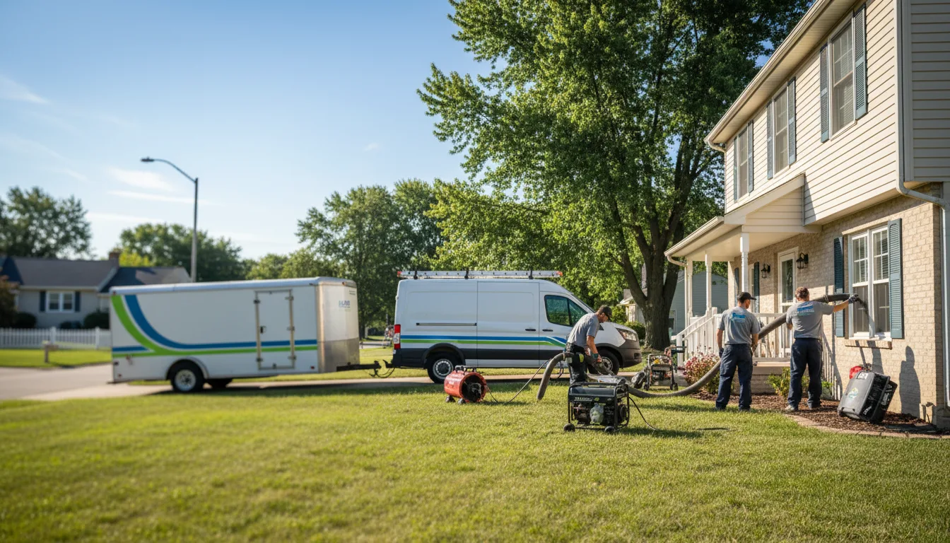 Flooded Basement Restoration And Cleanup With Repair in Talmage, KS near me